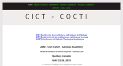 Desktop Screenshot of cict-cocti.org